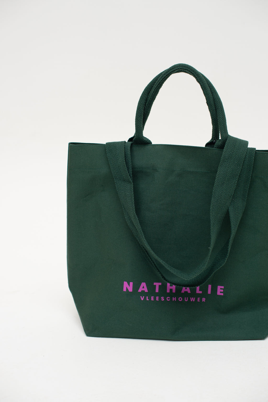 XL shopper in bottle green