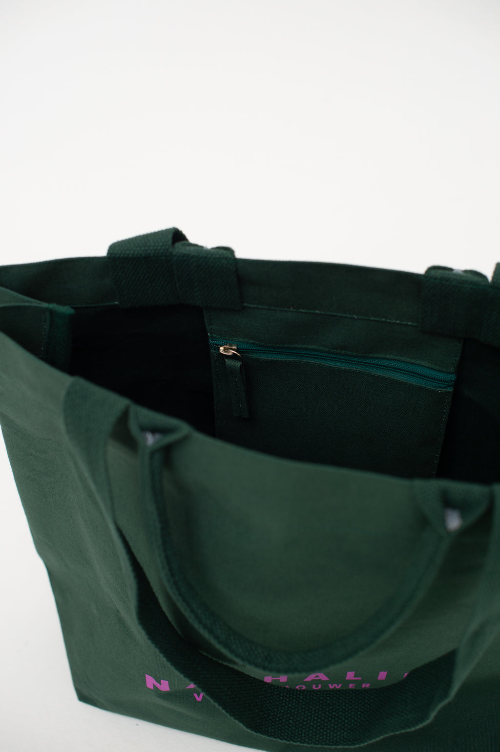 XL shopper in bottle green
