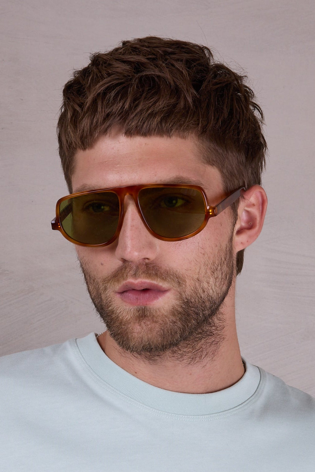 Felice sunglasses in light tortoise / olive
