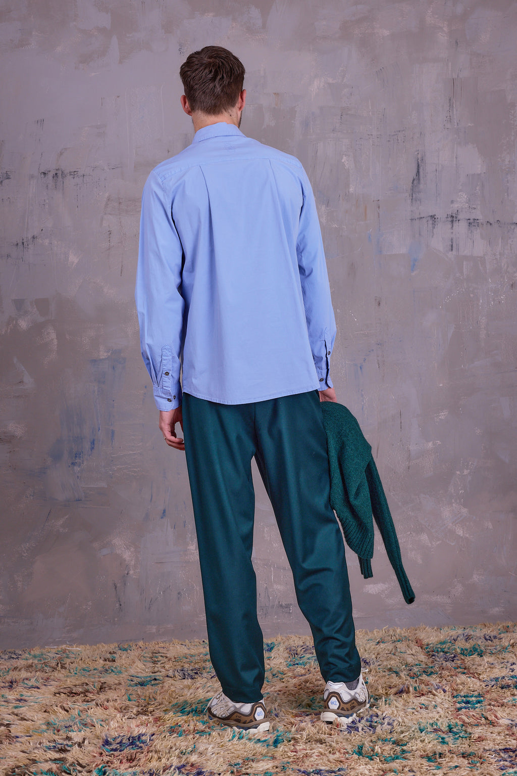 Gerd hemd in lavender blue