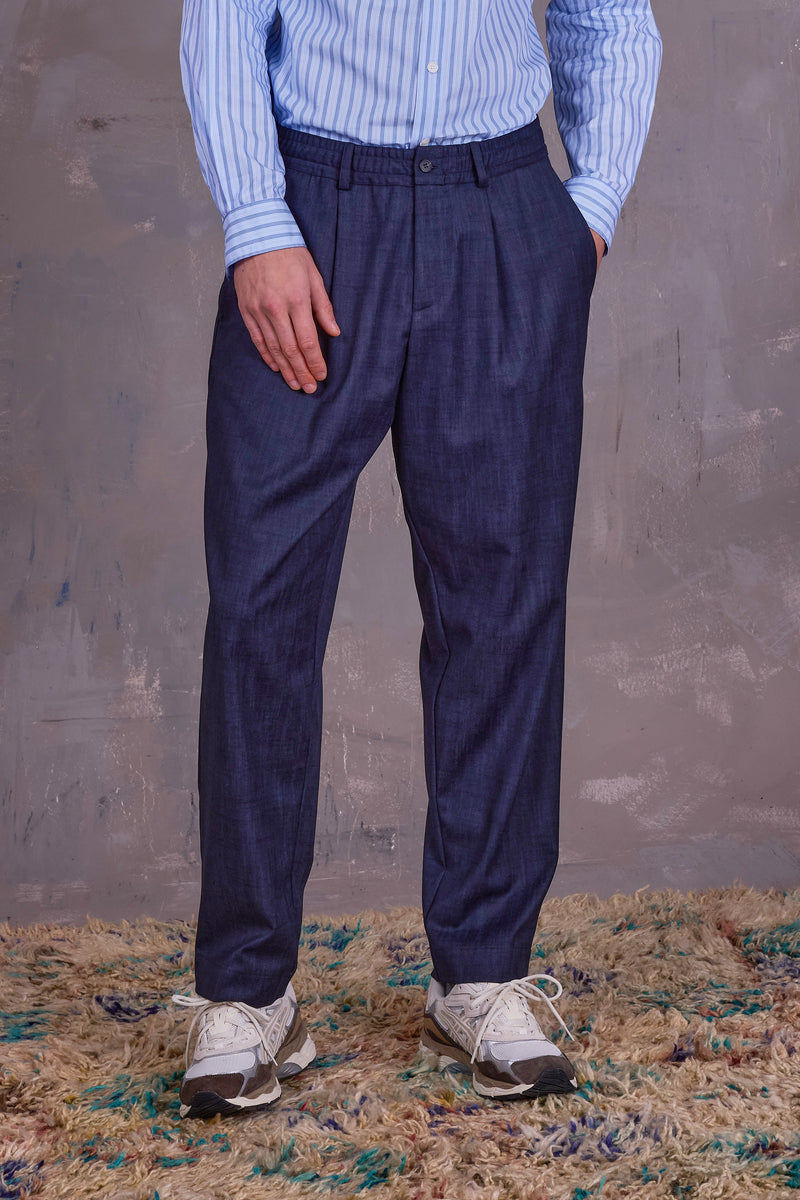 Gijs broek in deep blue