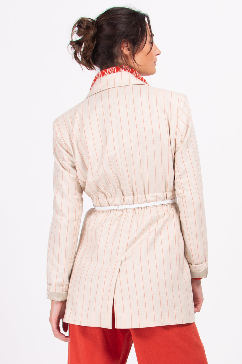 Dunne witte riem