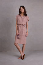 Flobert jurk in pink sand