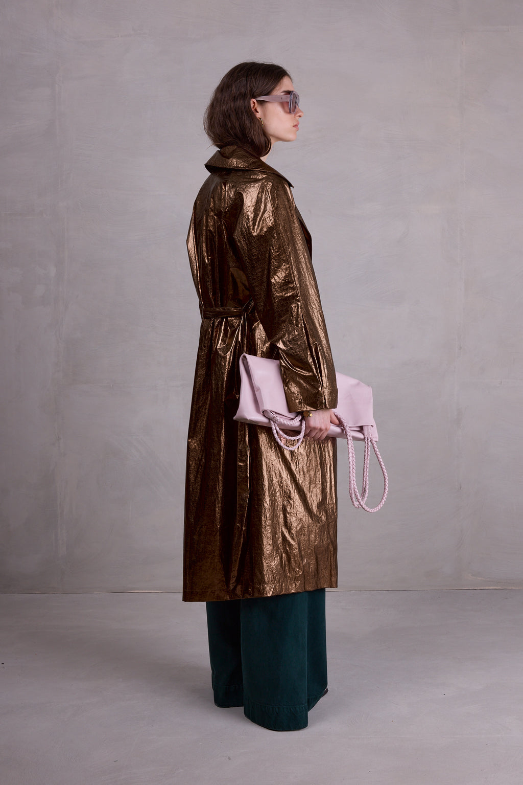 Ferdi copper trench coat