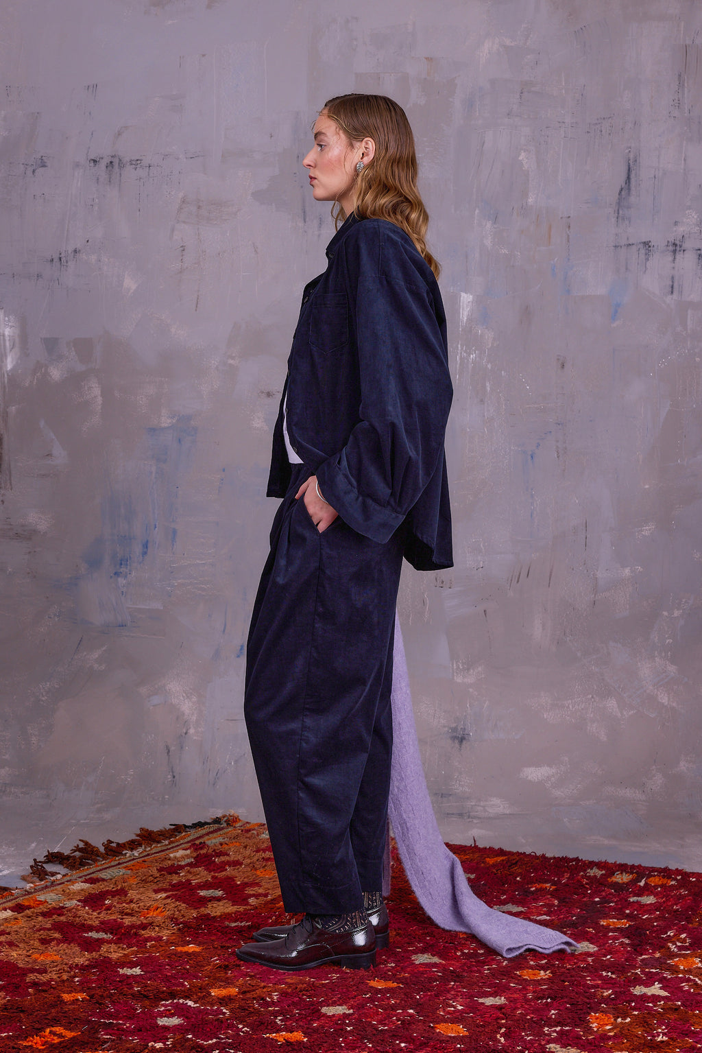 Giola hemd in midnight blue