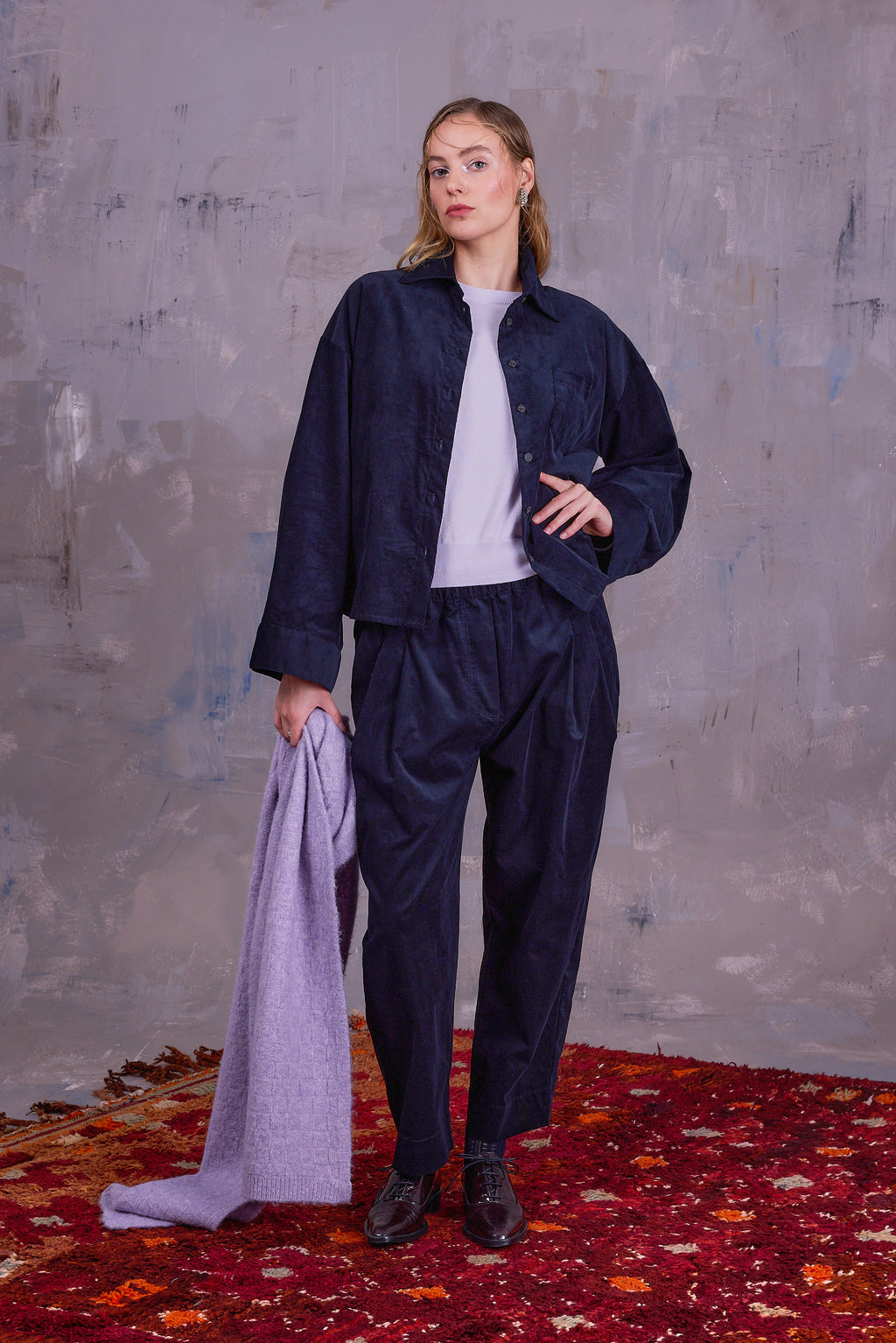 Giola hemd in midnight blue