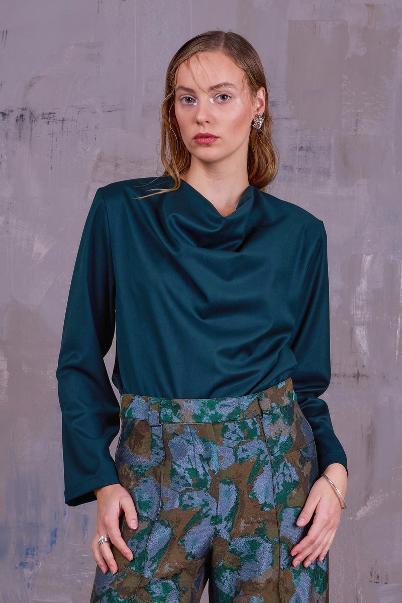 Ghislaine blouse in pine