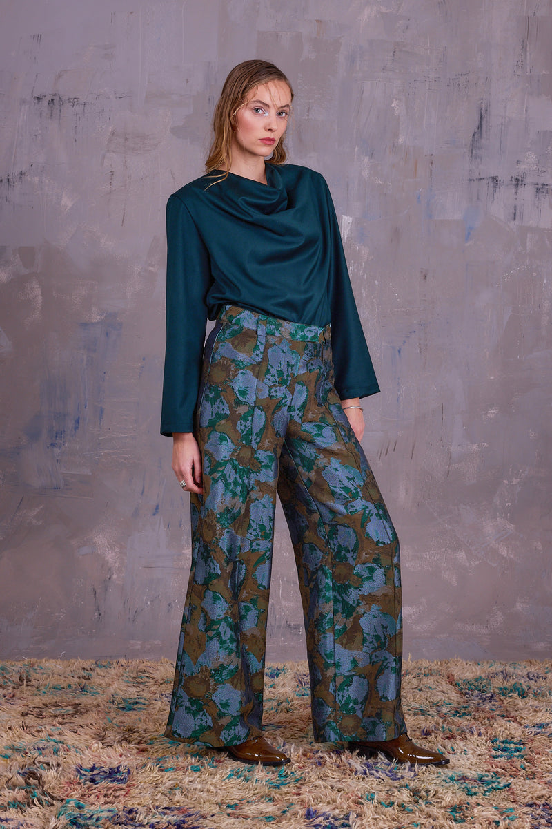 Ghislaine blouse in pine