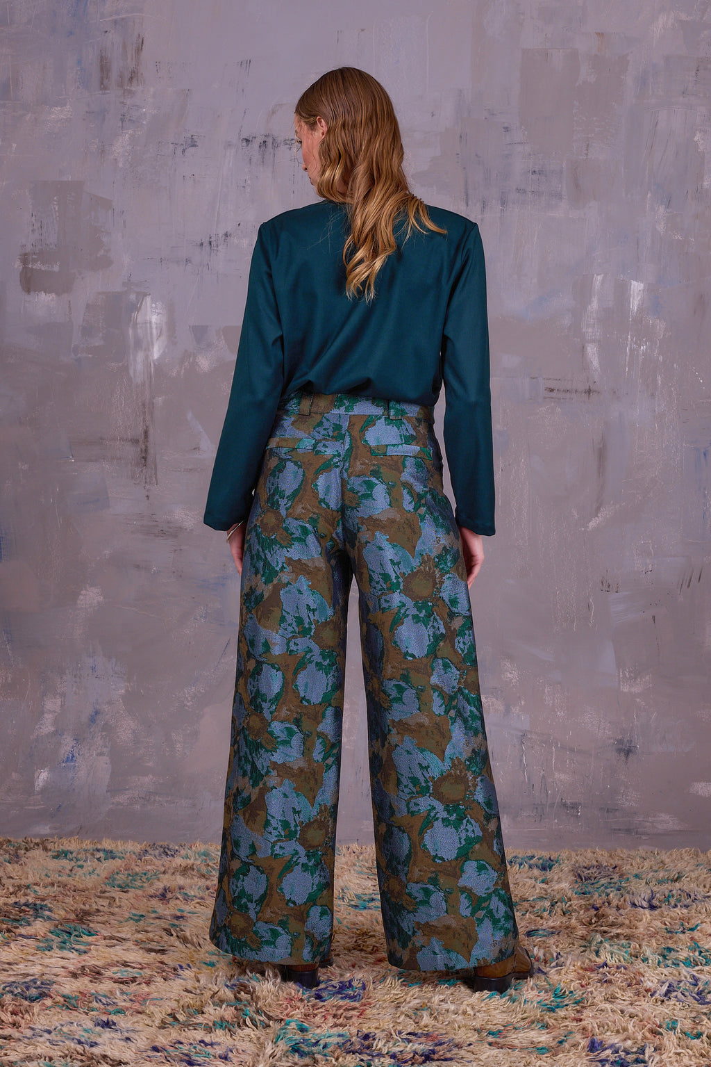Ghislaine blouse in pine