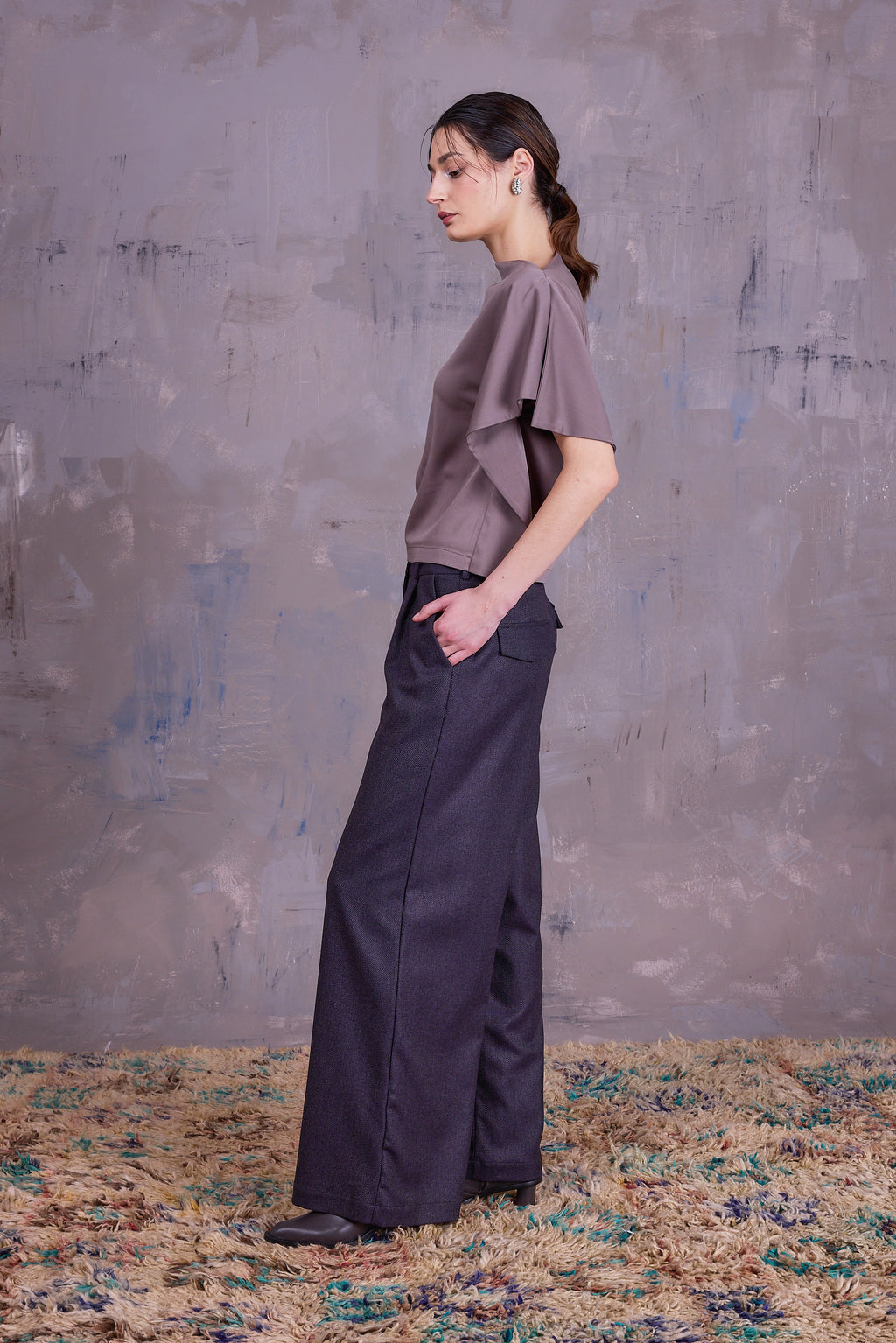 Gerita top in moon rock