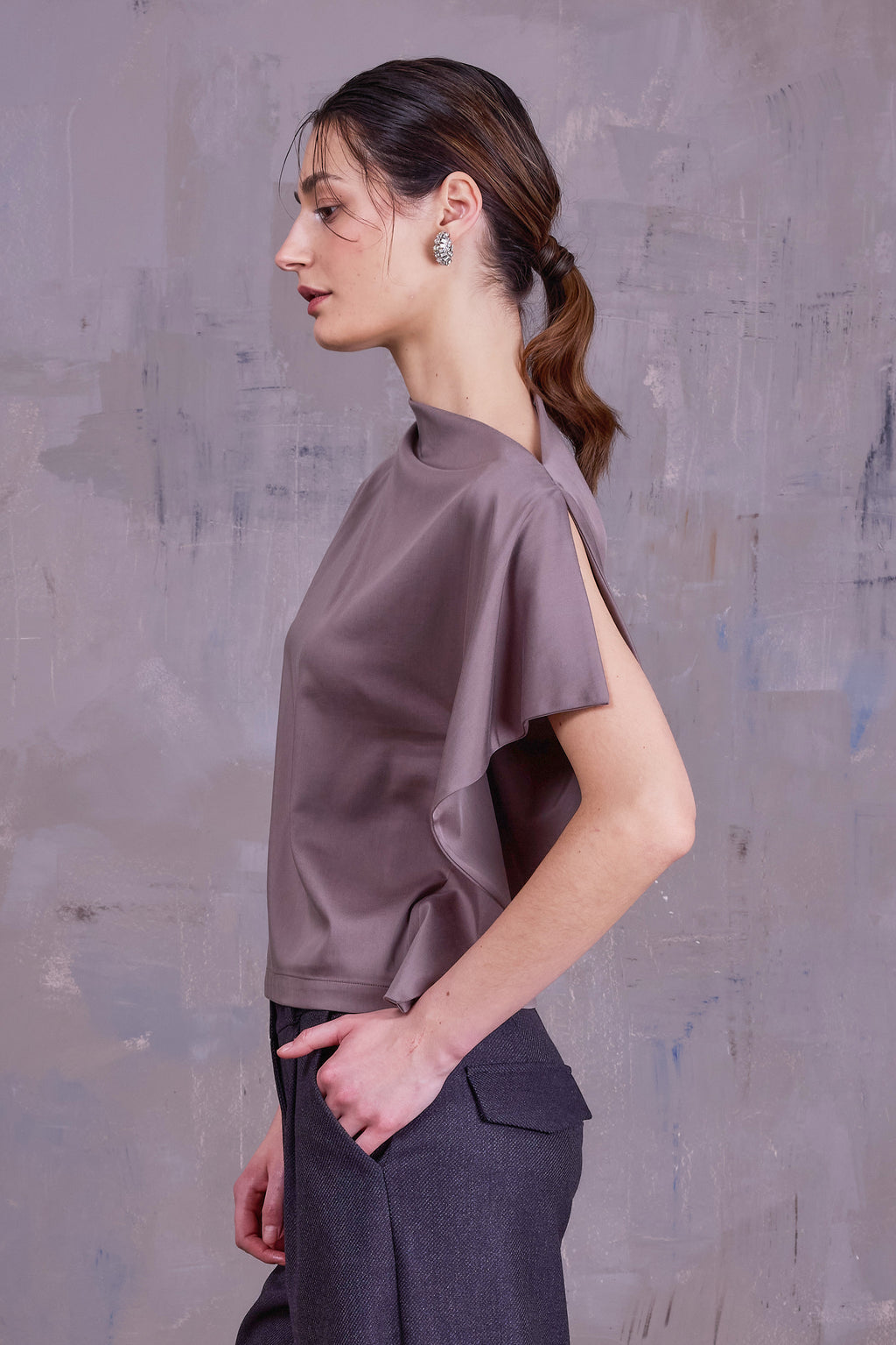 Gerita top in moon rock