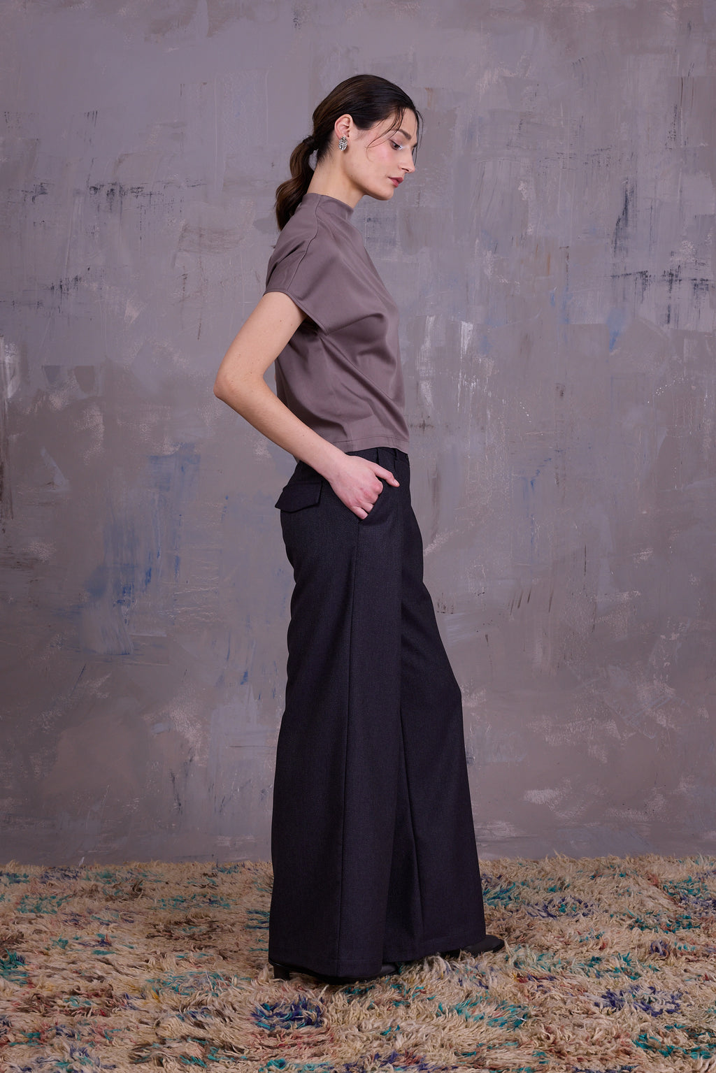 Gerita top in moon rock