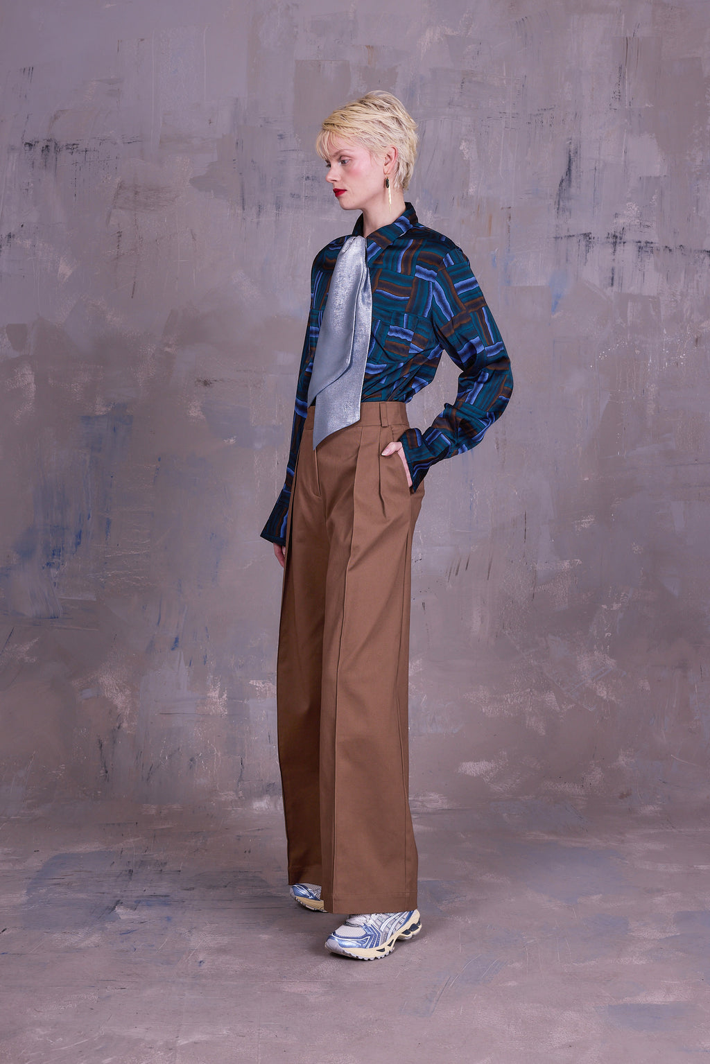 Filou hemd in deepsea blue wovens