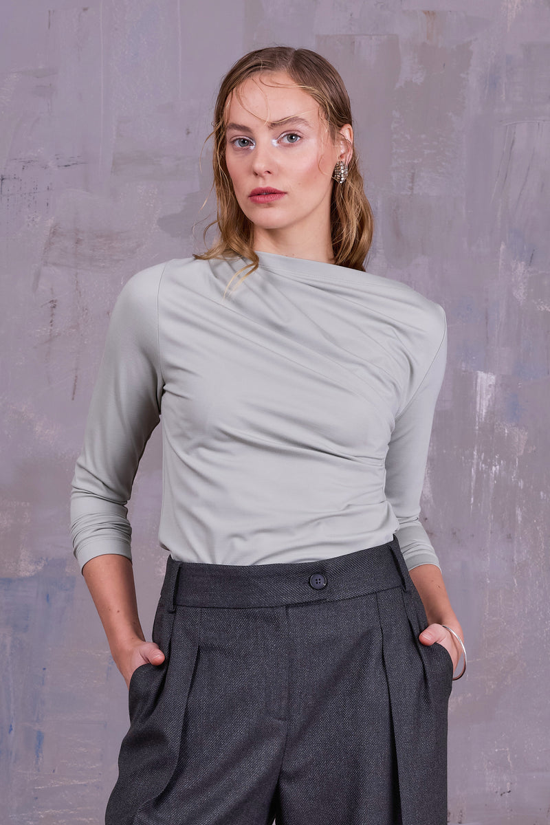 Anna saliekleurig T-shirt