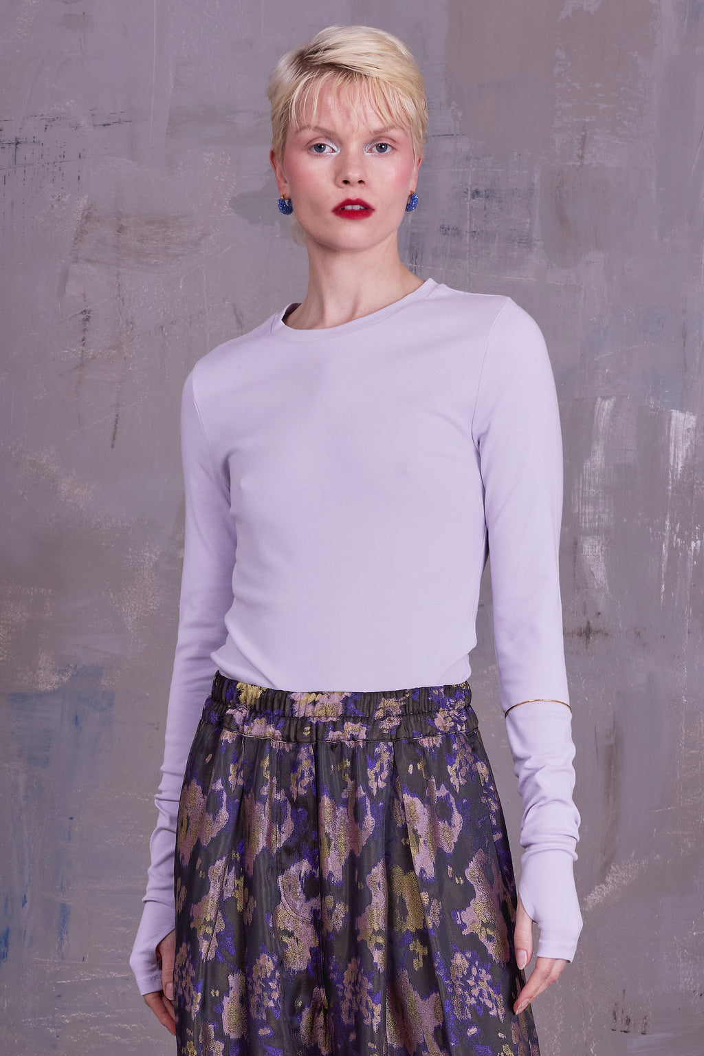 Gennis T-shirt in orchid hush