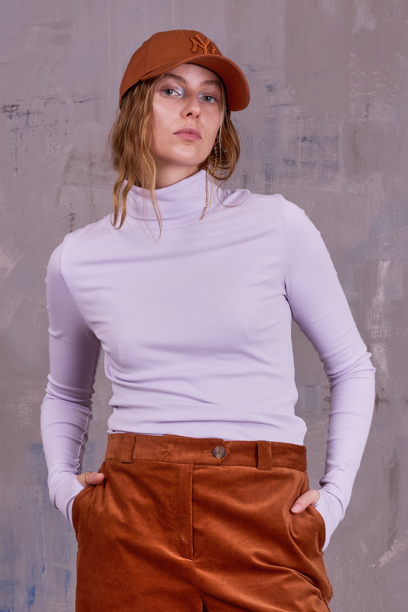 T-shirt à col roulé Gisely