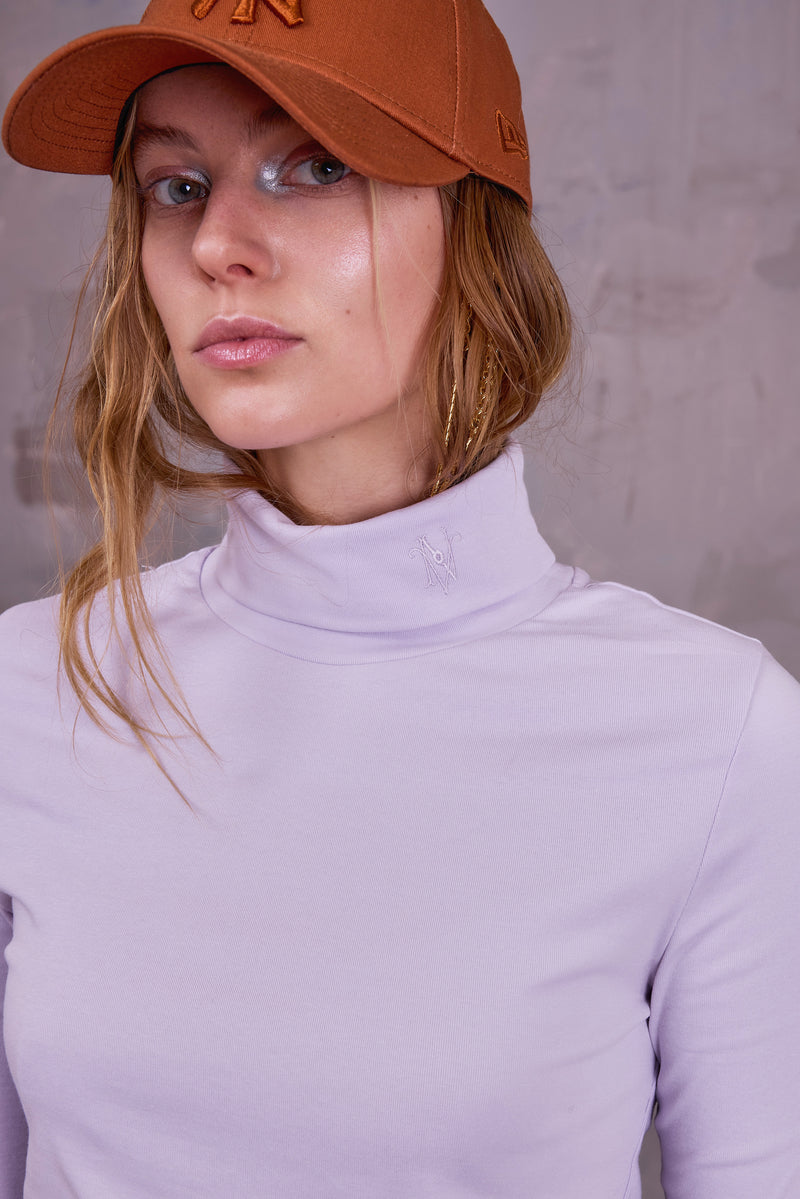 T-shirt à col roulé Gisely