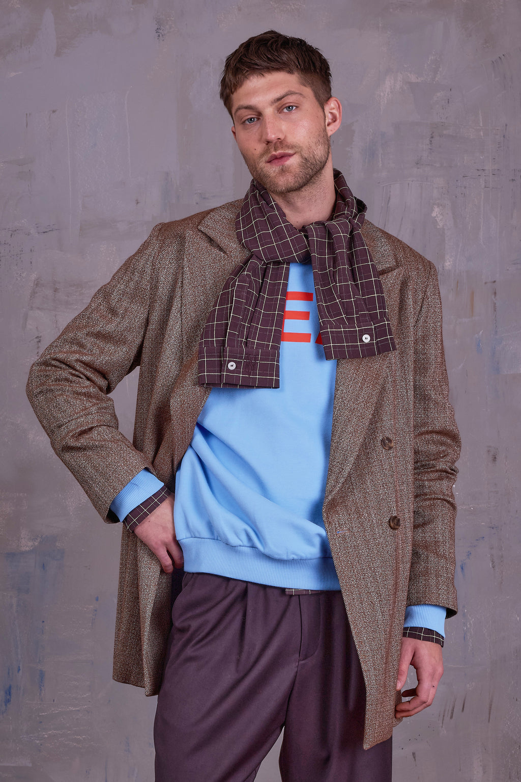 Glynth DREAM sweater in airy blue