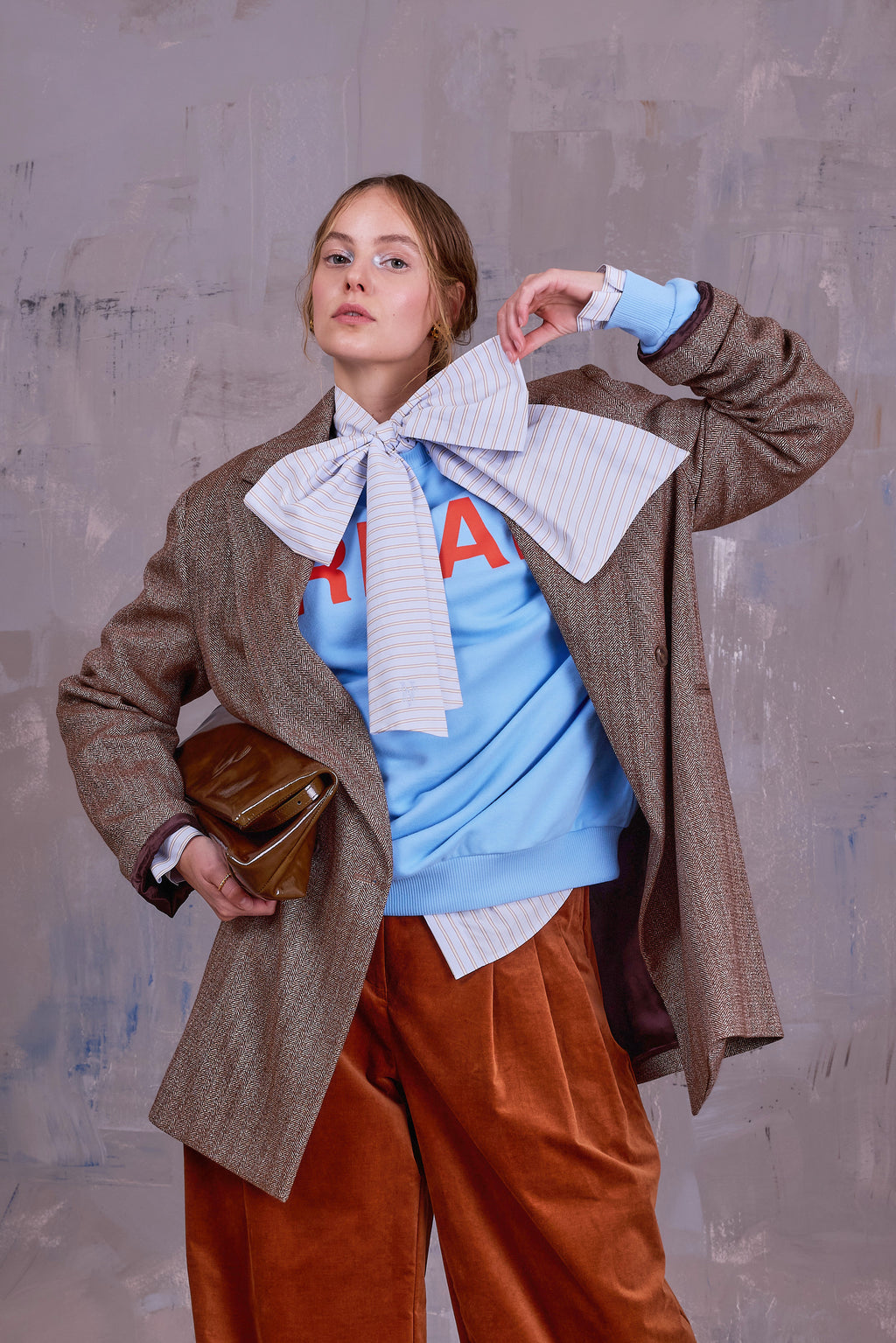Glynth DREAM sweater in airy blue