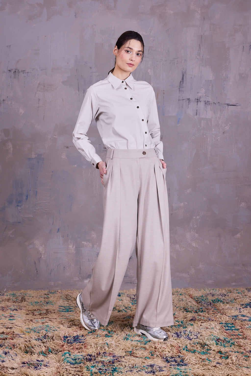 Giulietta shirt in smokey grey