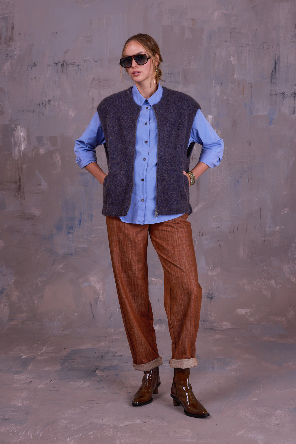 Gabri DREAM shirt in lavender blue