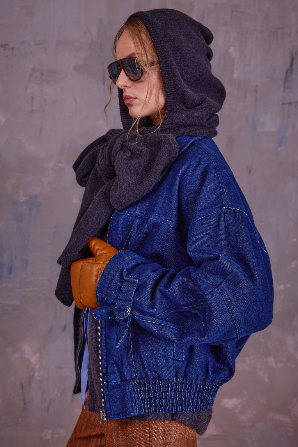 Gregory denim bomber jacket