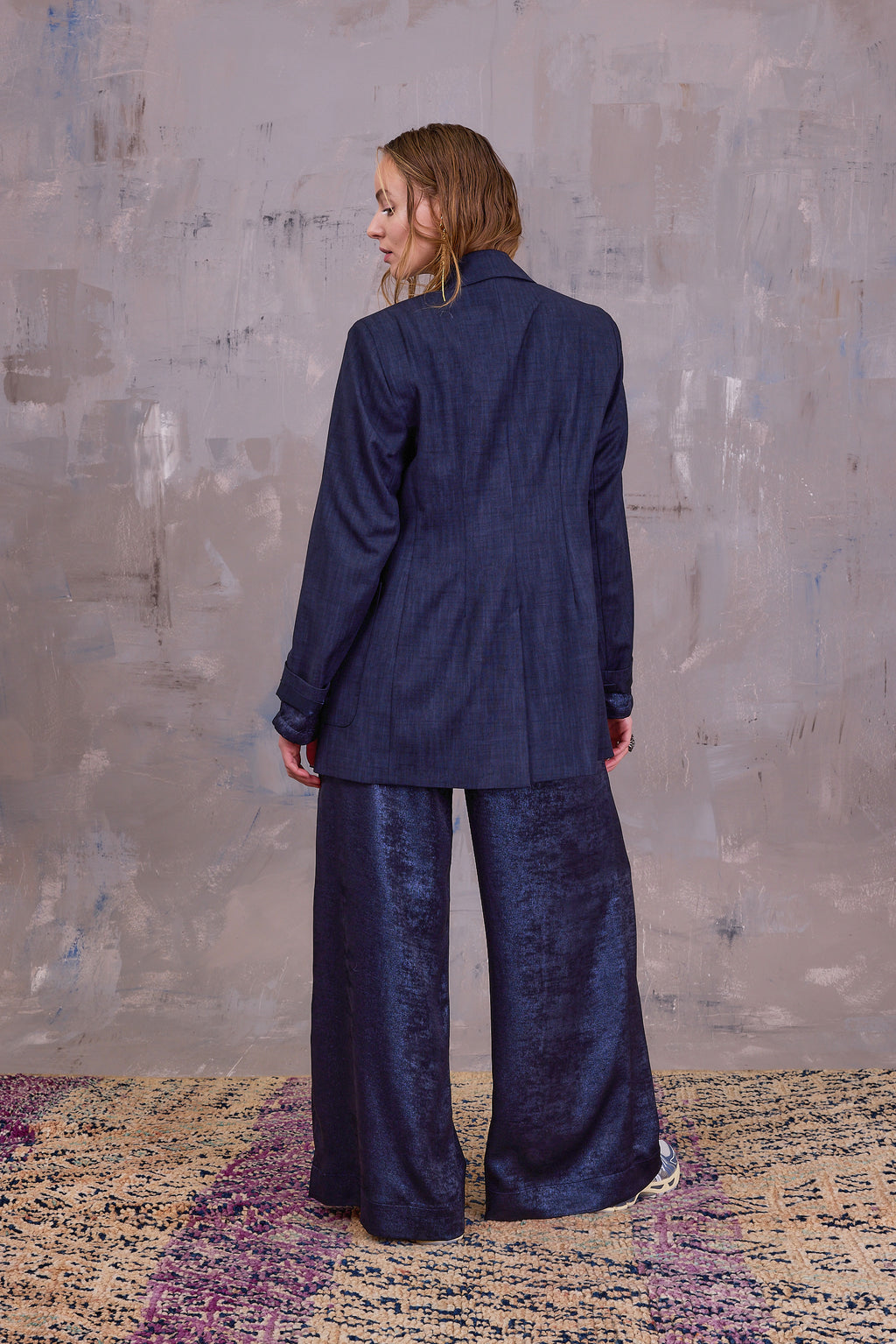 Glenn blazer in deep blue