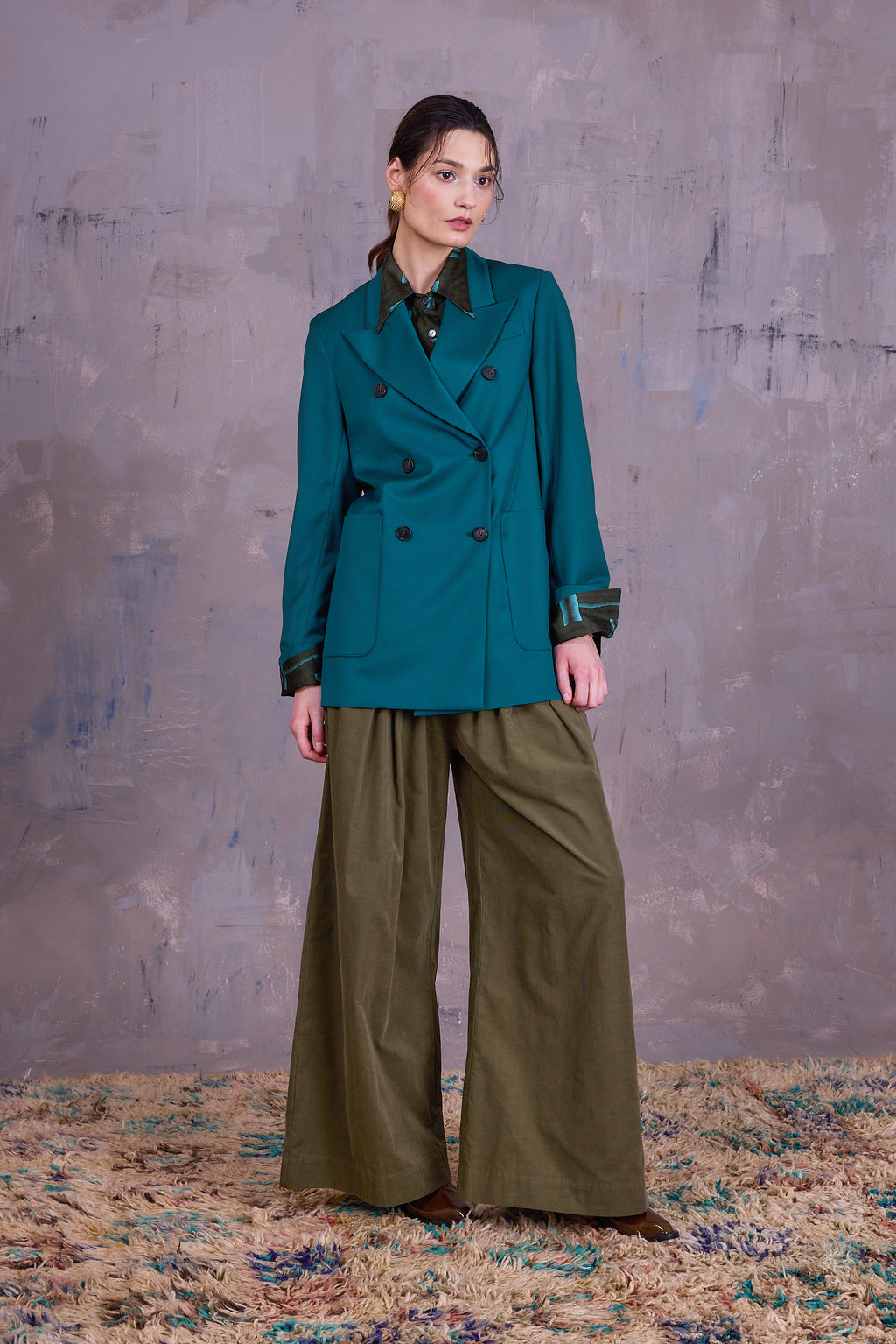 Glenn blazer in sea green
