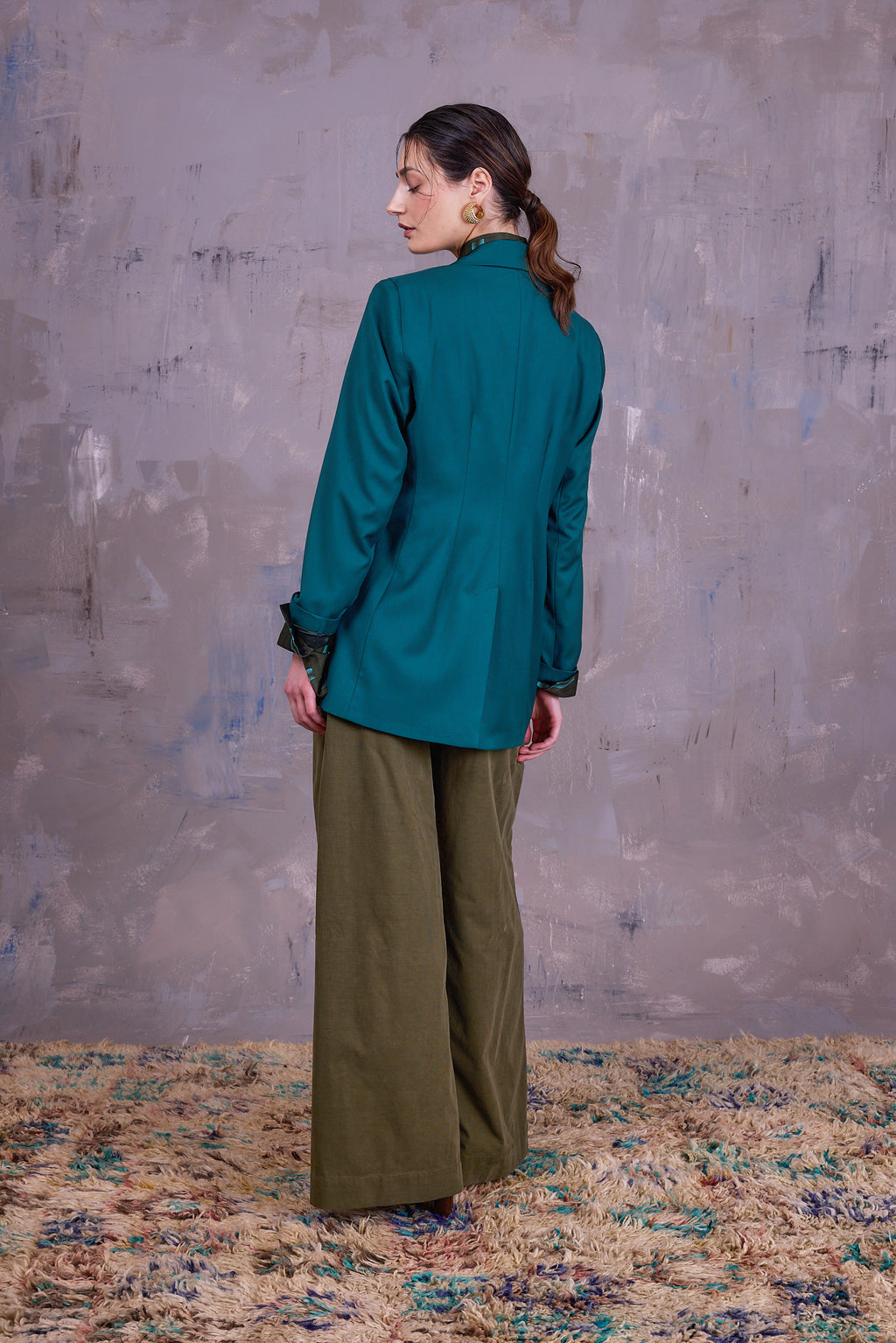 Glenn blazer in sea green