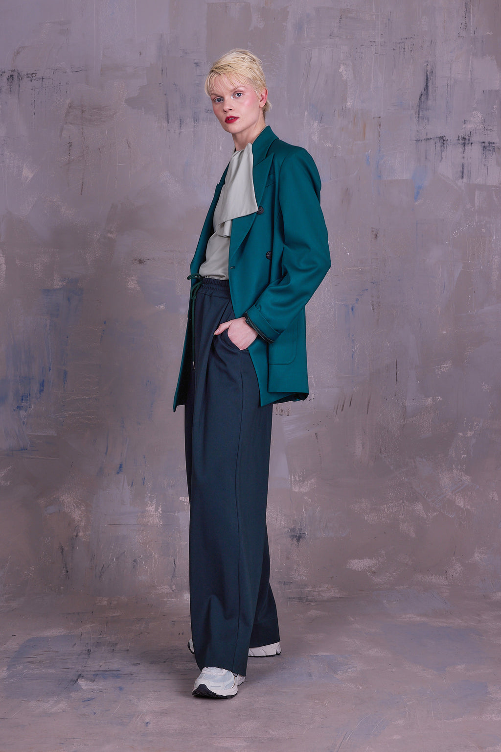 Glenn blazer in sea green