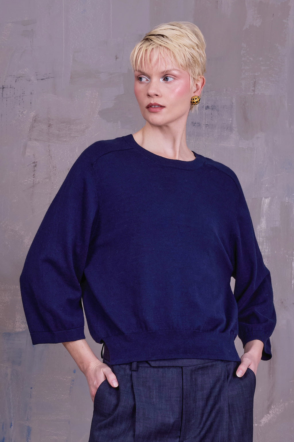 Oirlo trui in dark navy