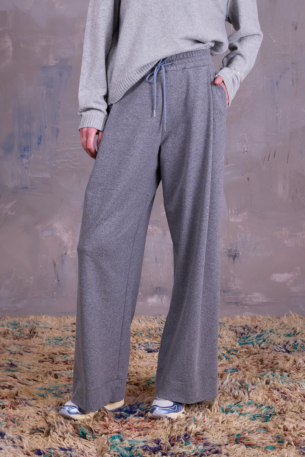 Geano trousers in cloudy grey