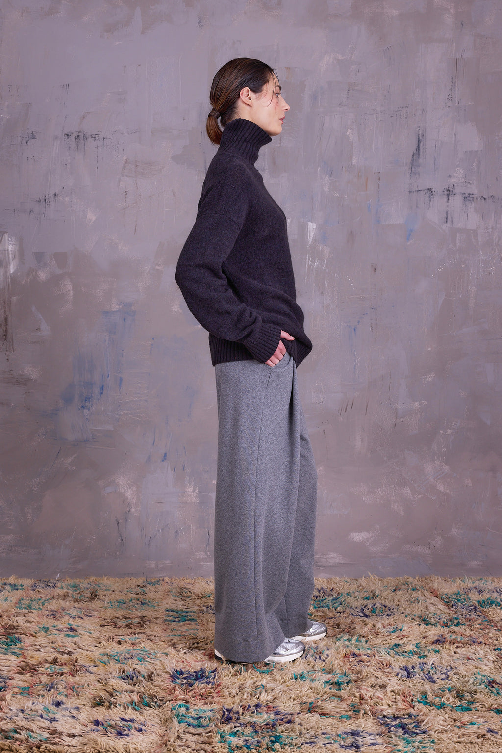 Geano trousers in cloudy grey