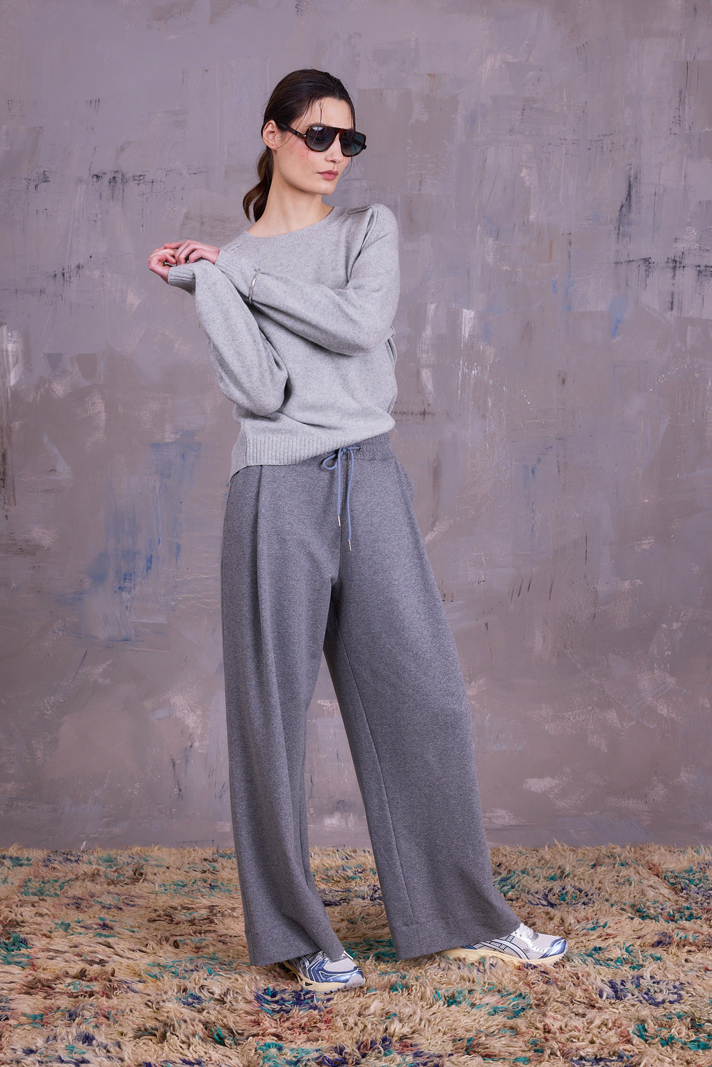 Geano trousers in cloudy grey