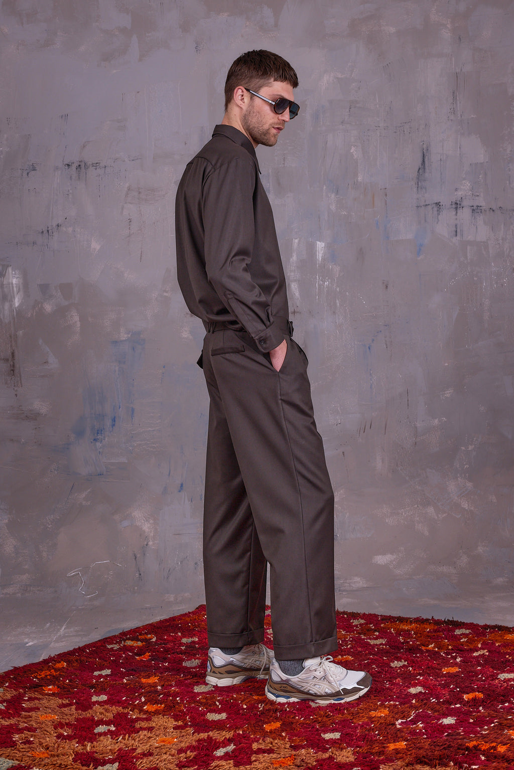 Enzo broek in black olive