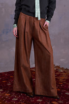 Freddy broek in hazelnut gabardine