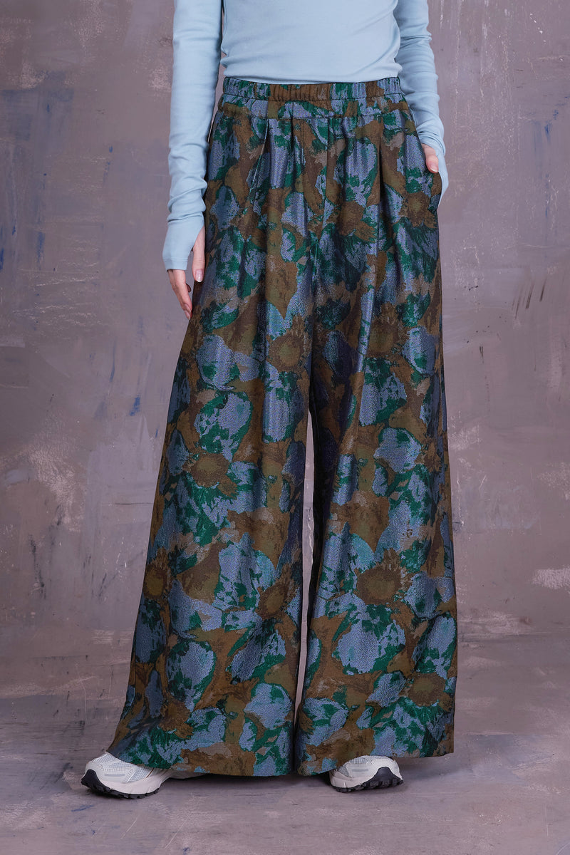 Freddy broek in rivergreen jacquard