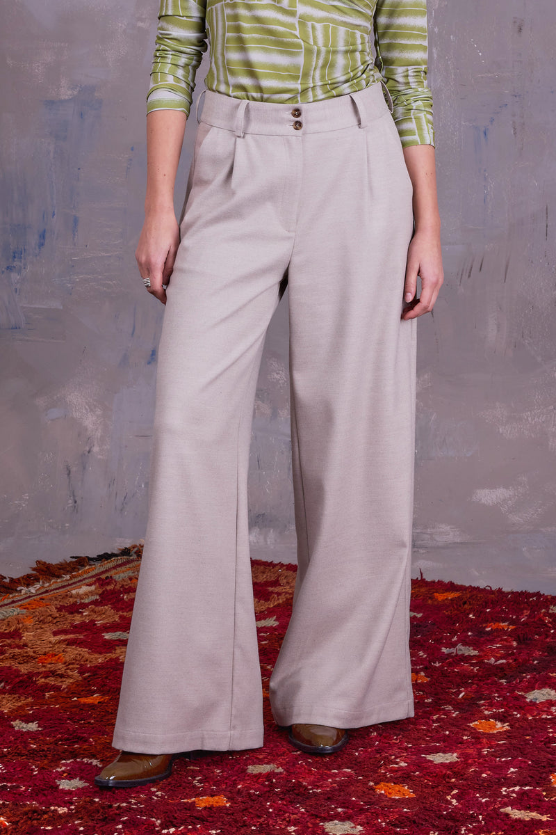 Edward trousers in light grey blend