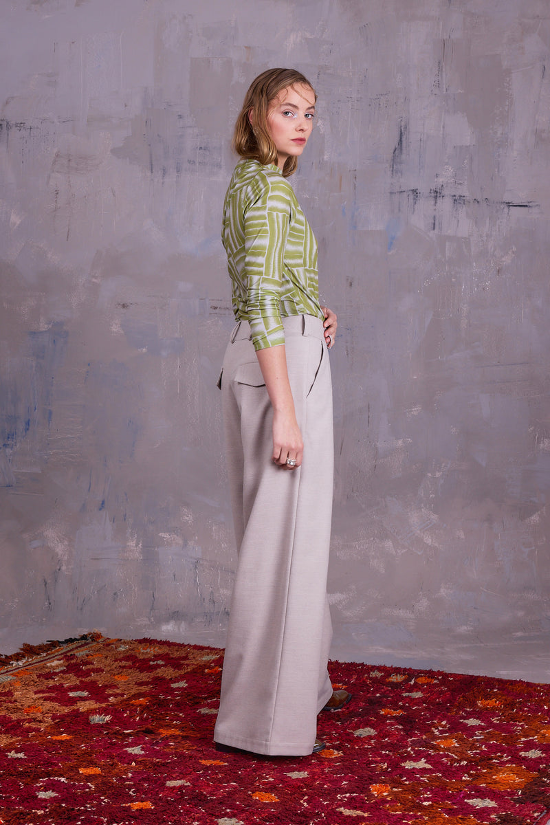 Edward trousers in light grey blend
