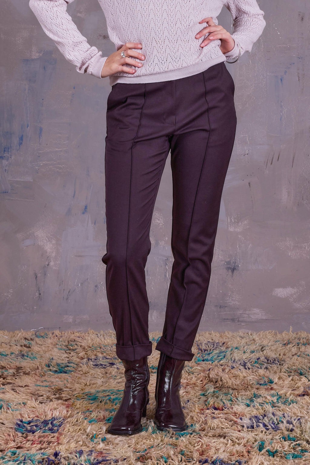 Emiel trousers in after dark
