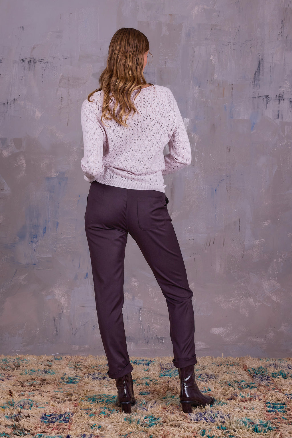 Emiel trousers in after dark