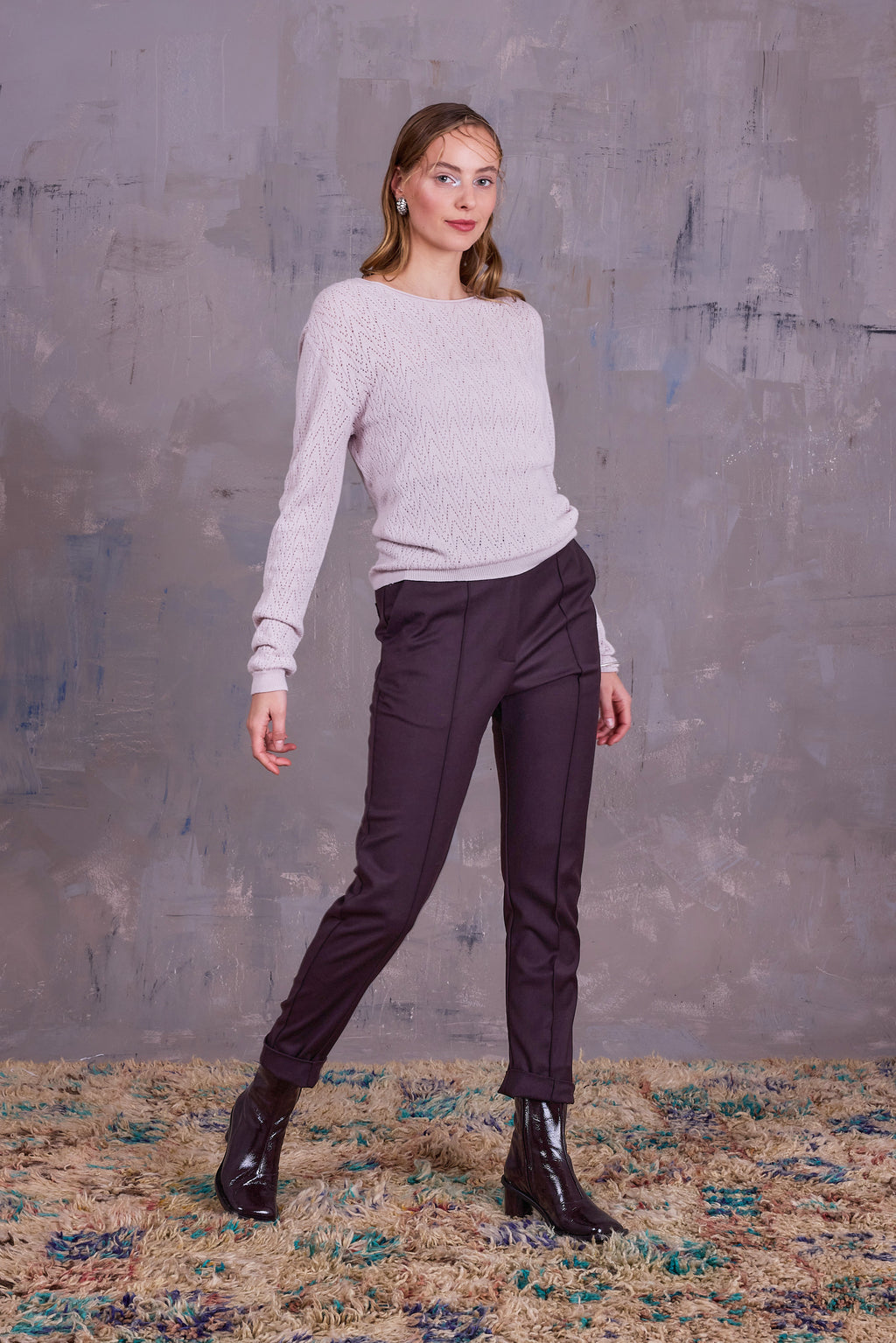 Emiel trousers in after dark