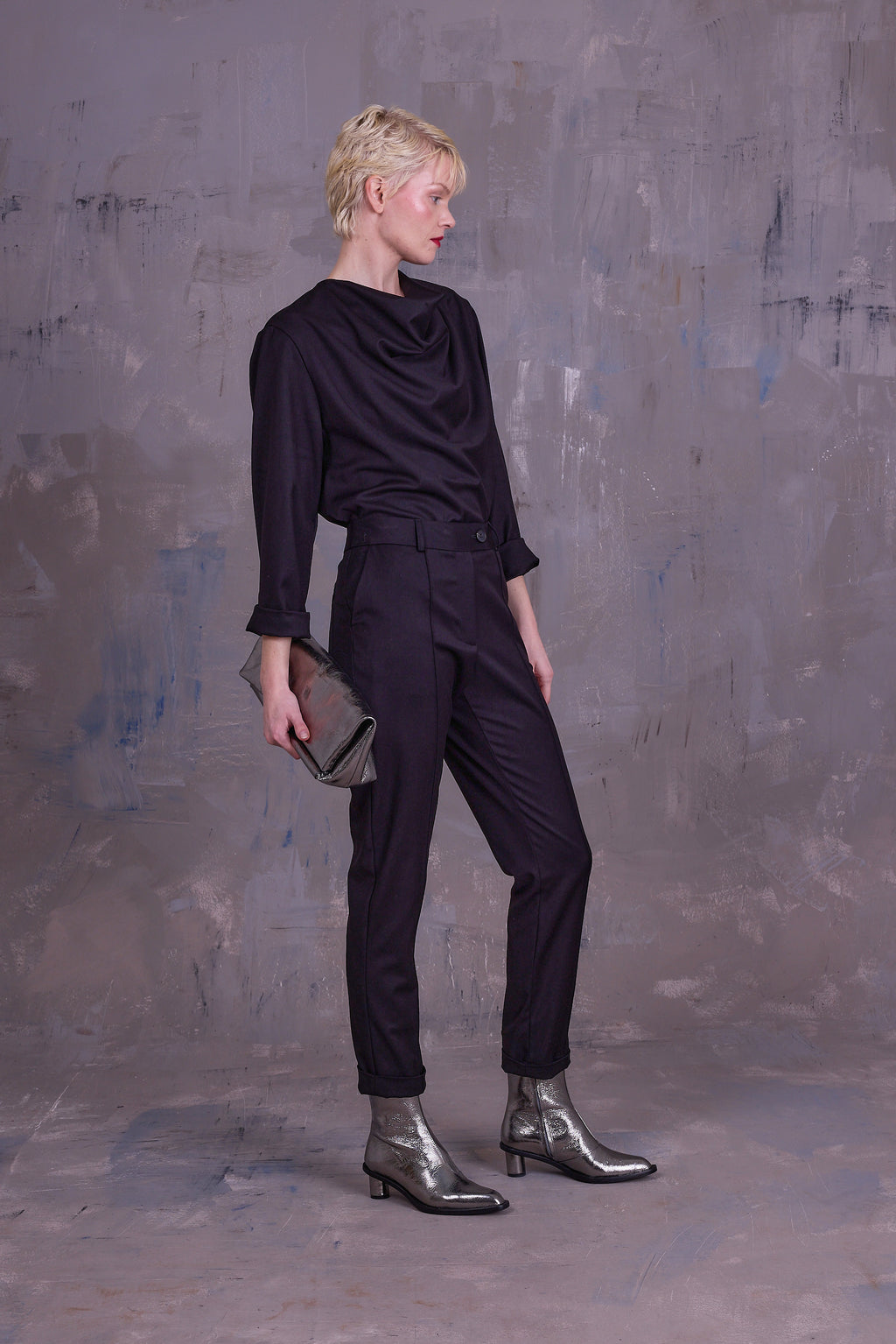 Emiel black trousers