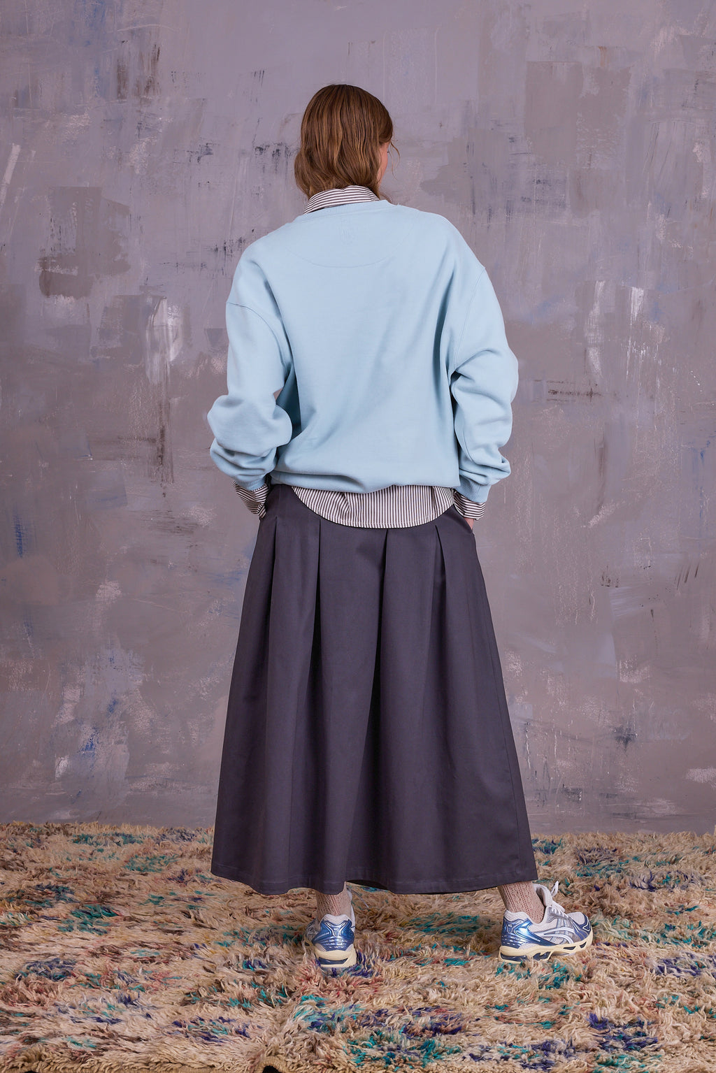 Fieke skirt in charcoal