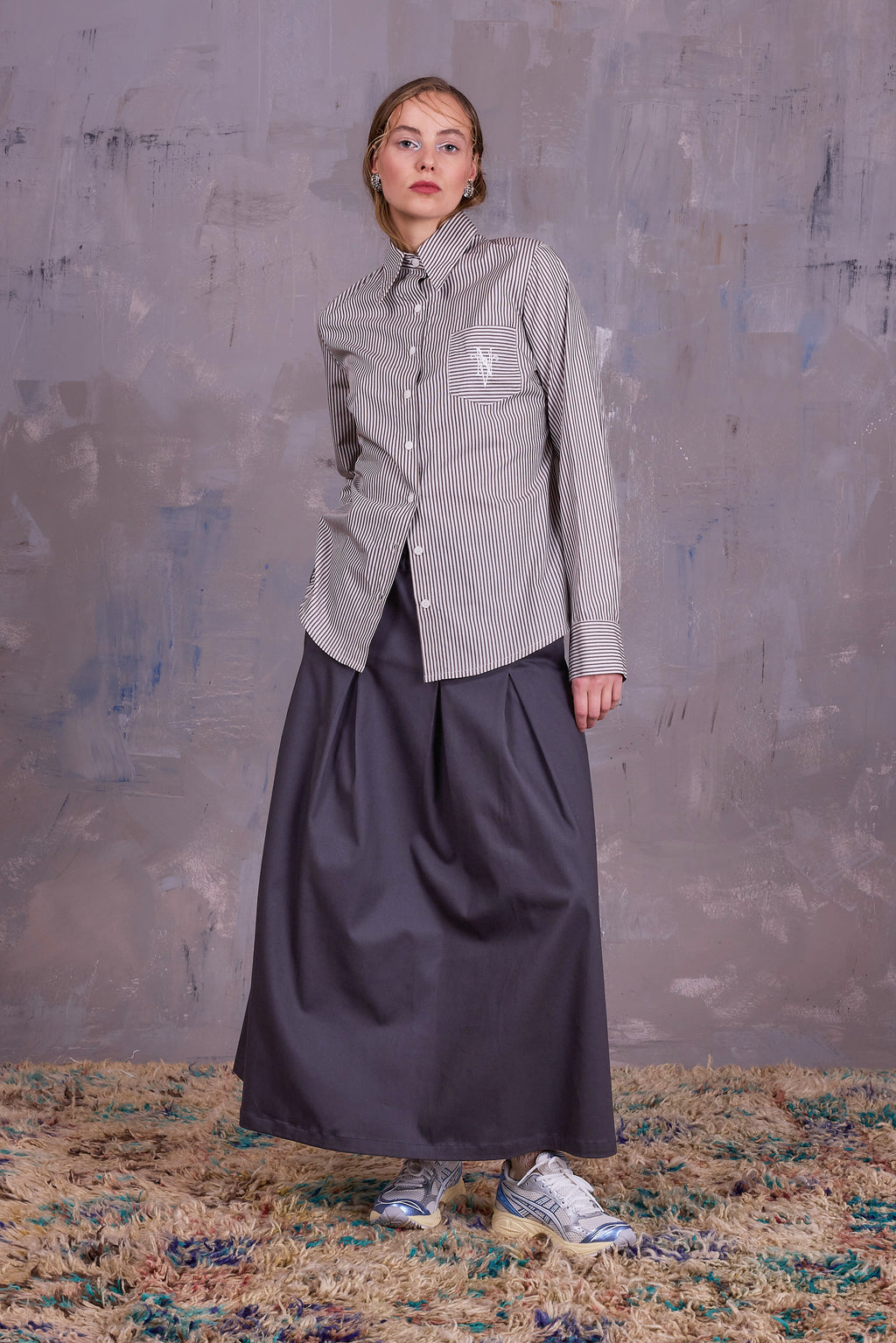 Fieke skirt in charcoal