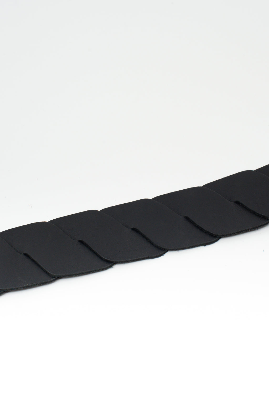 Black braided belt