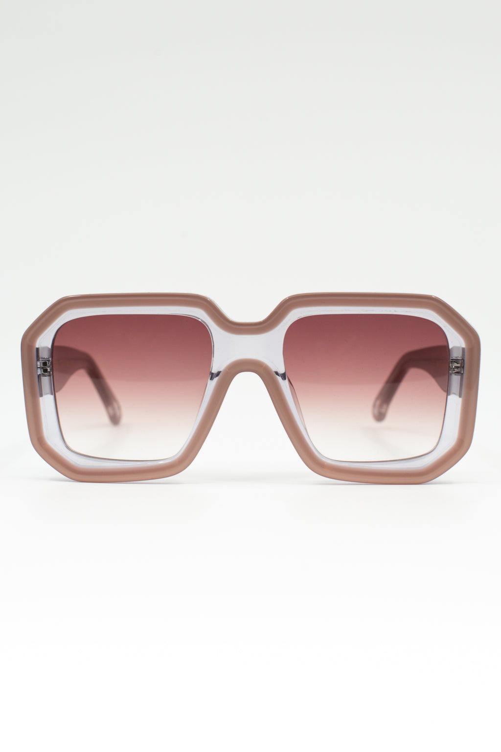 Onassis sunglasses taupe / pink
