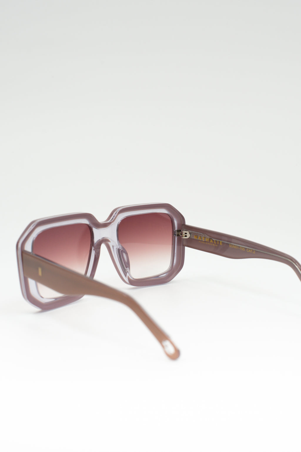 Onassis sunglasses taupe / pink