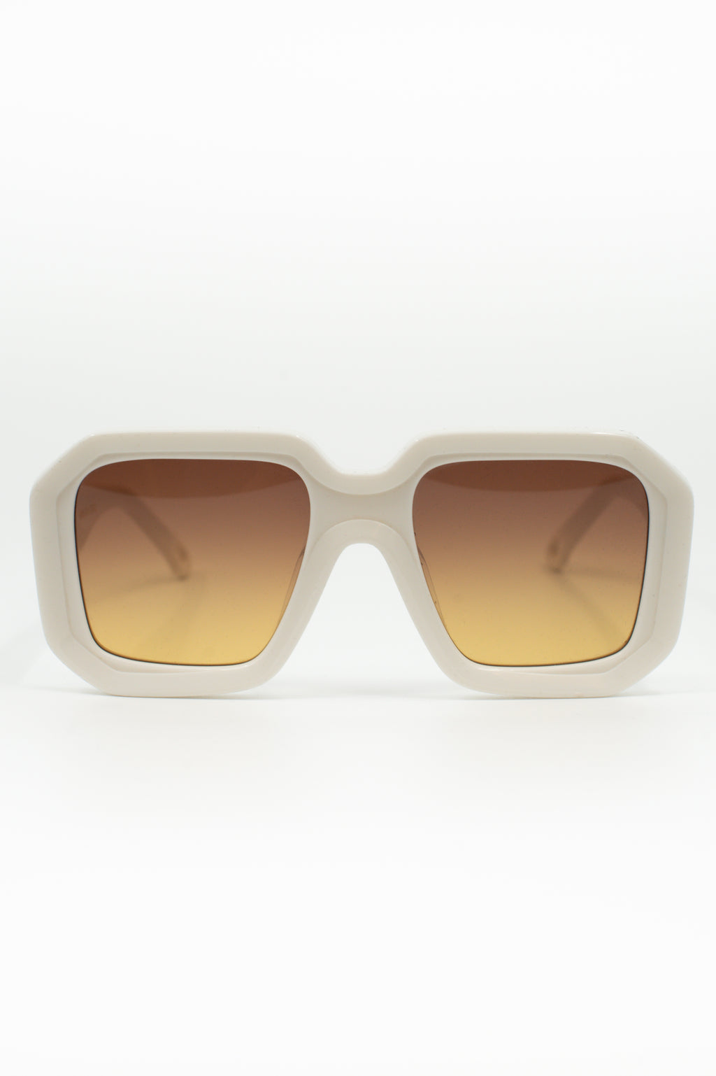 Onassis zonnebril cream / yellow