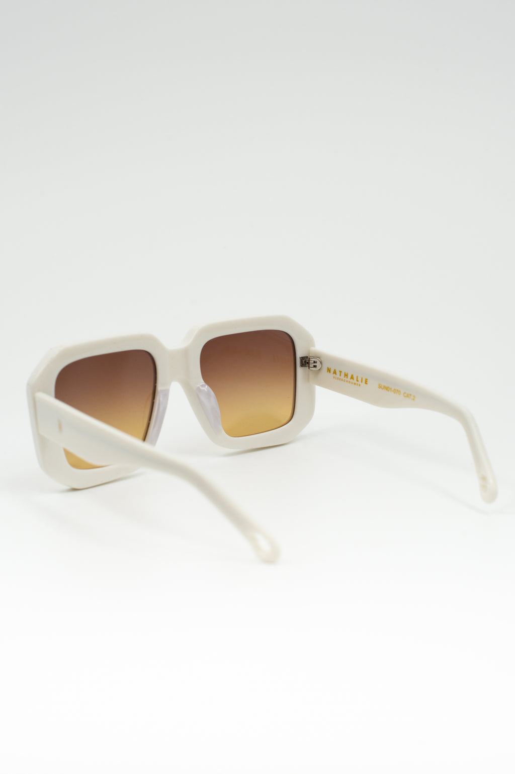 Onassis zonnebril cream / yellow
